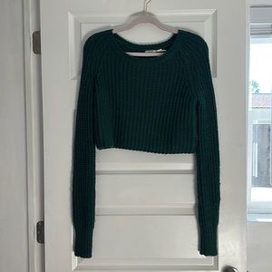 SOLD! Cropped knitted sweater